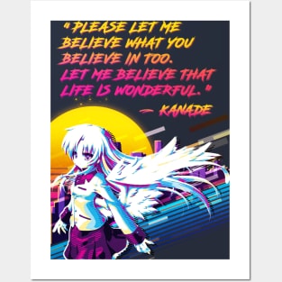 Kanade Tachibana - Angel Beats Posters and Art